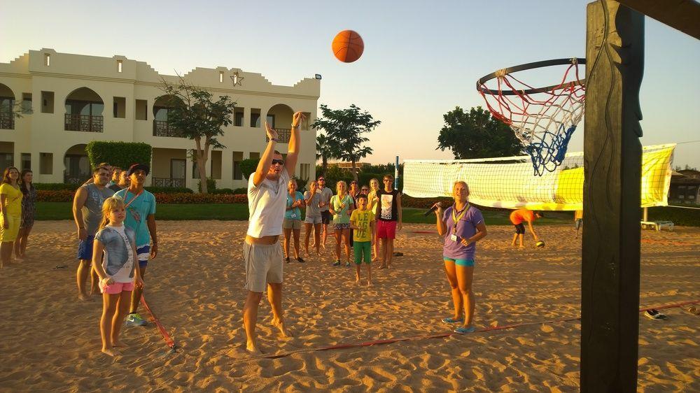 Charmillion Gardens Aquapark Hotell Sharm el-Sheik Eksteriør bilde Beach basketball